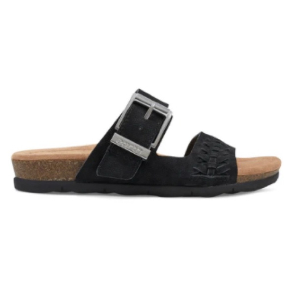 Earth Shoes Emani Round Toe Casual Flat Slip-On Sandals